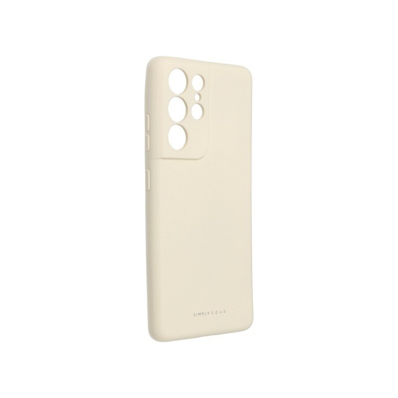 Husa Spate Roar Space Compatibila Cu Samsung Galaxy S21 Ultra 5G, Silicon Soft, Aqua White