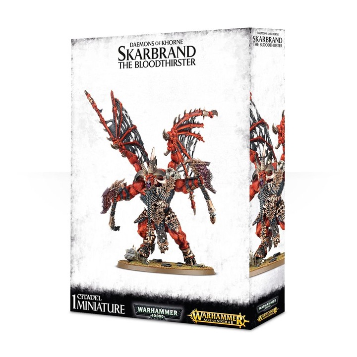 Pachet Miniatura warhammer 40k, GW, Daemons of Khorne Skarbrand, 1 miniatura