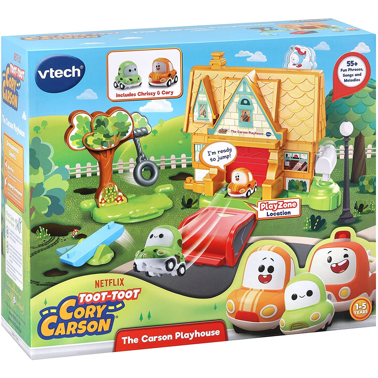 Jucarie interactiva Carson's House, Vtech, Multicolor, 1 an+