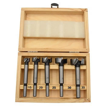 Set 5 piese, Trusa burghie freza pentru Lemn DIN 7483 Set 5 piese, Trusa burghie freza pentru Lemn DIN 7483