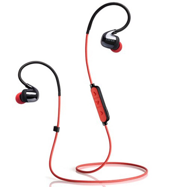 Casti fara fir In Ear Sport Edifier W295BT, Bluetooth, Microfon, Rosu/Negru