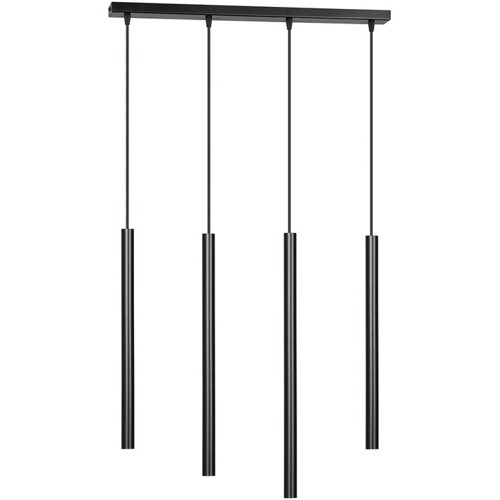 Полилей Emibig Selter,4x30w G9,Черен