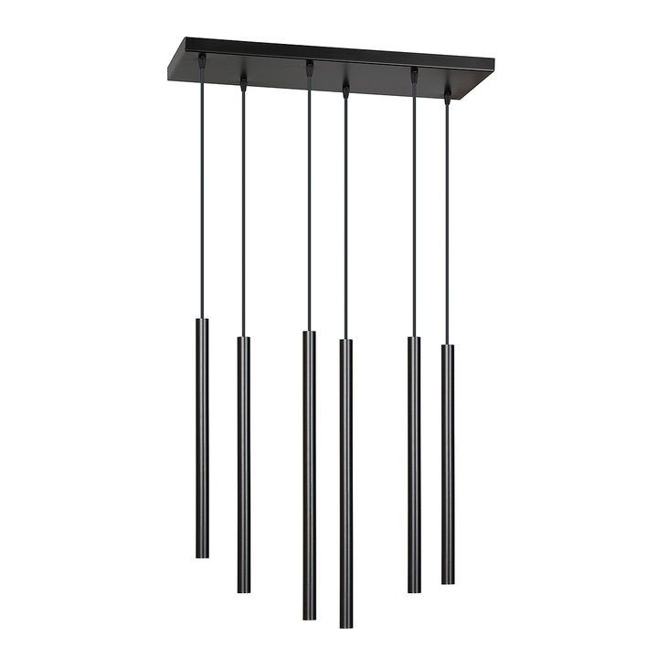 Полилей Emibig Selter,6x30w G9,Черен