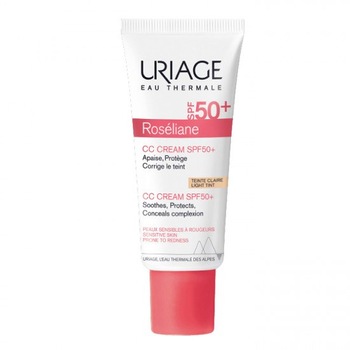 Crema CC anti-roseata cu SPF 50+ Uriage, Roseliane, 40 ml Crema CC anti-roseata cu SPF 50+ Uriage, Roseliane, 40 ml