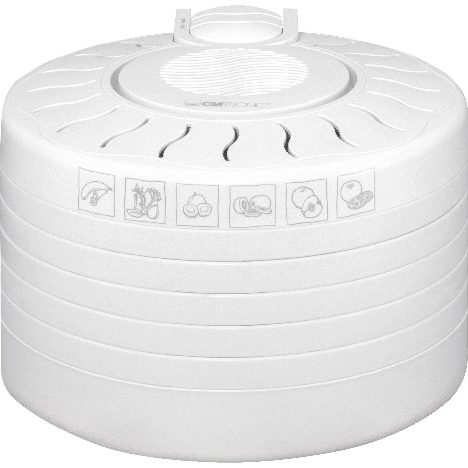 Deshidrator Clatronic DR 2751, 250W, 5 tavi, Alb