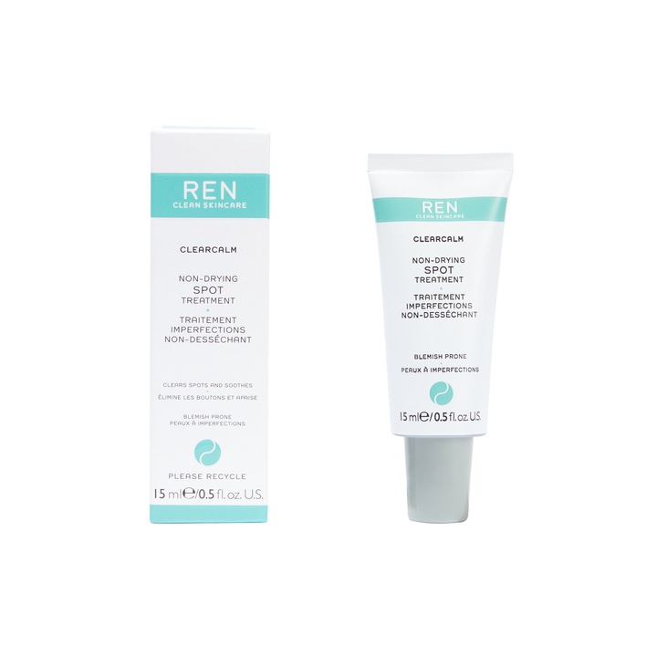Гел за лечение на акне, възпаления и белези REN Clearcalm Non-Drying Spot Treatment ,15мл