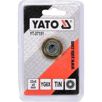 Roata de taiere pentru masini de taiat gresie si faianta, 22 MM, Yato, YT-37151 Roata de taiere pentru masini de taiat gresie si faianta, 22 MM, Yato, YT-37151