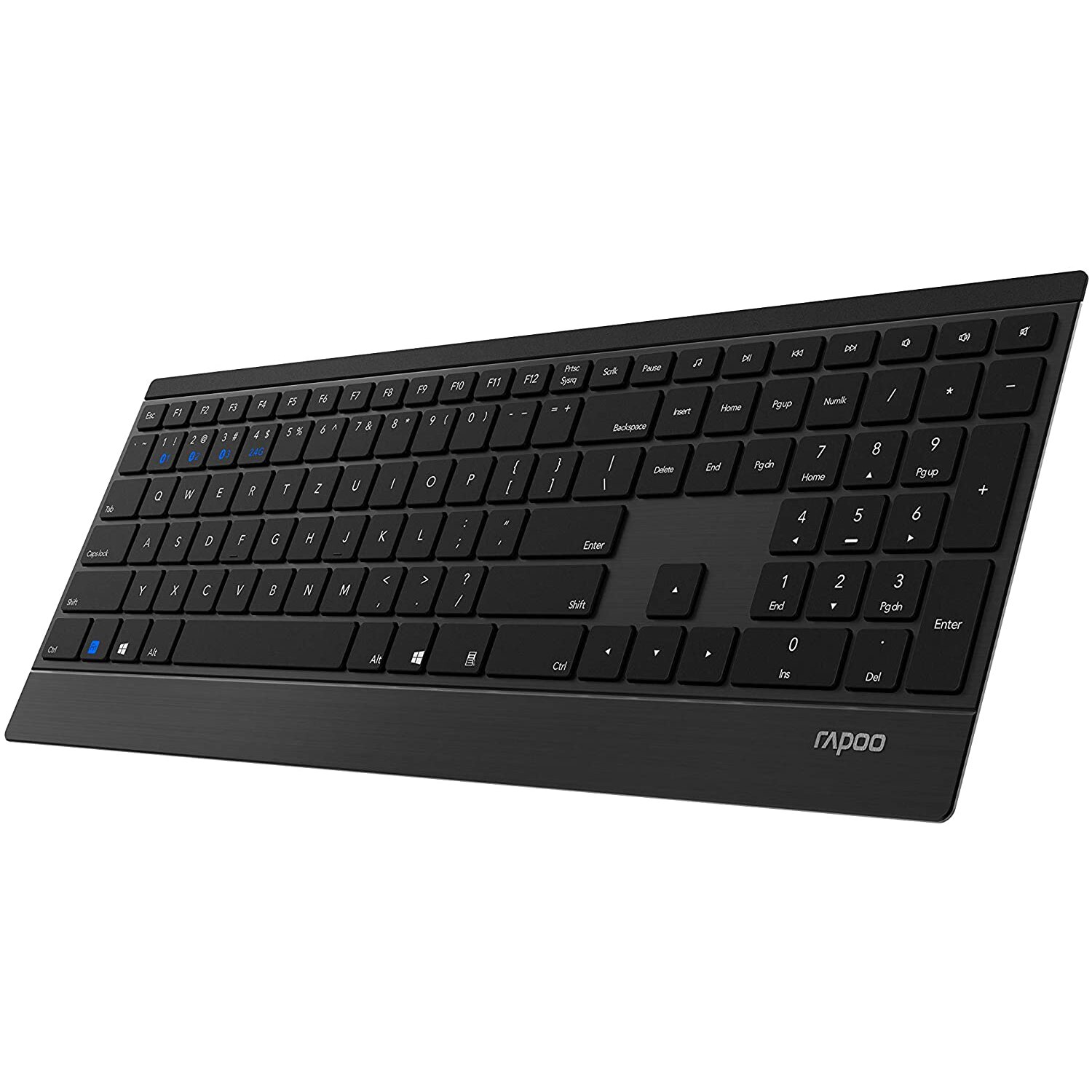 Tastatura wireless ultraslim Rapoo E9500M, Numpad, Bluetooth, Layout ...