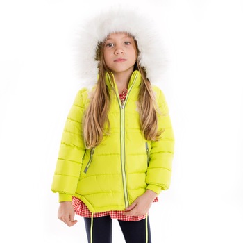 Geaca matlasata pentru fete, verde , din poliester, 8 ani Geaca matlasata pentru fete, verde , din poliester, 8 ani