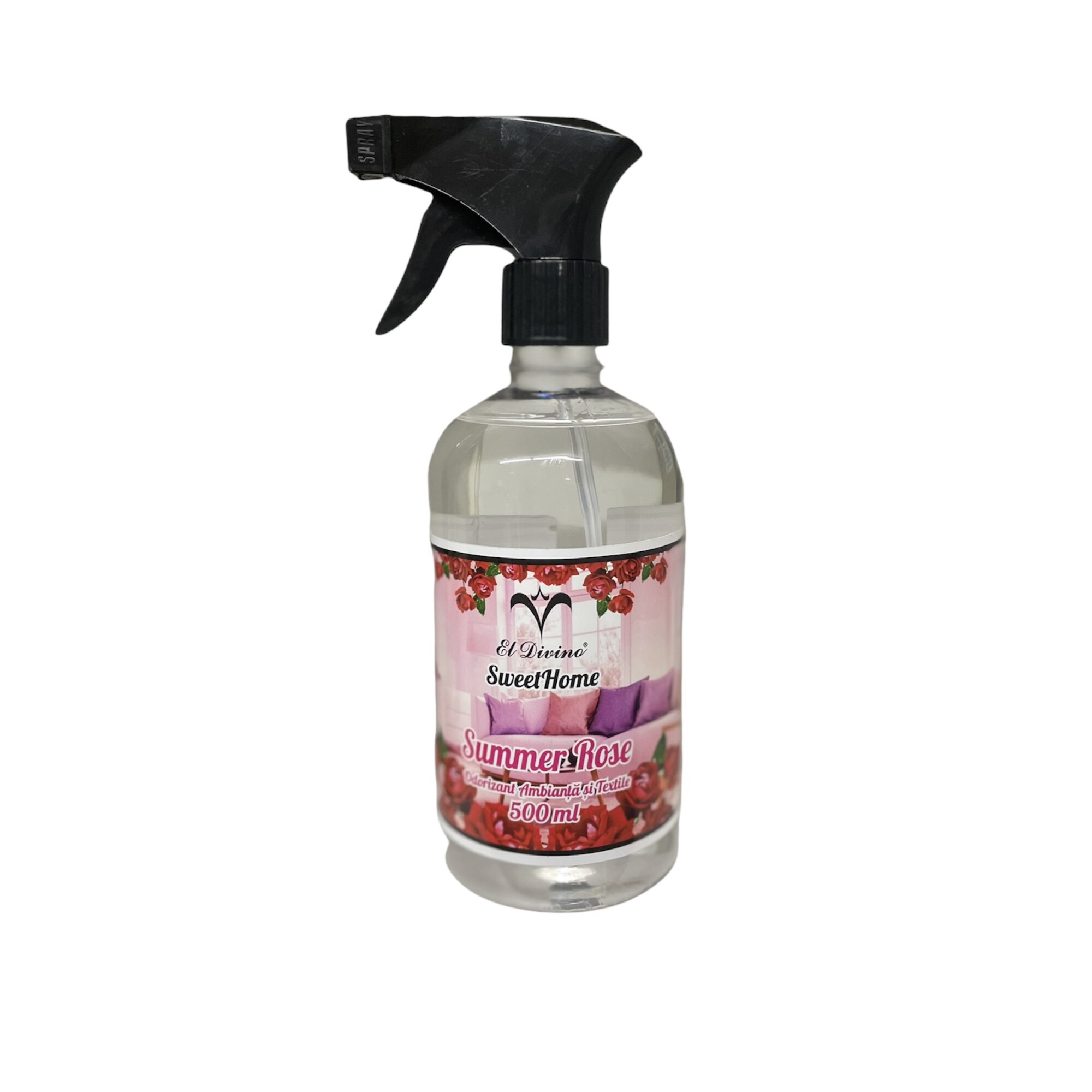 Spray odorizant universal, El divino, varianta Summer Rose, 500 ml