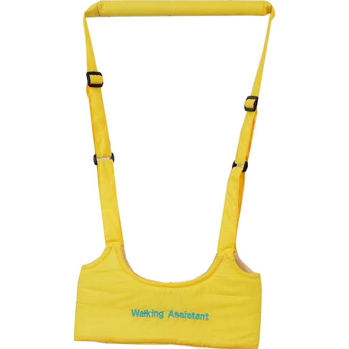 Ham pentru mers NOVOKIDS™ First Walking Assistant, Cu maner comfortabil, Intaritura, Material moale, Max 15 kg, Lavabil, Galben