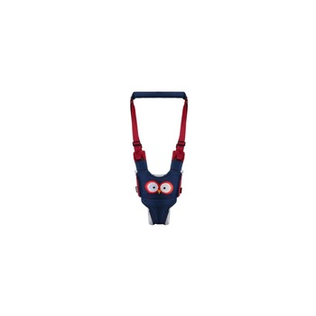 Ham pentru mers NOVOKIDS™ Premium Owl Walking Assistant, Cu maner comfortabil, Intaritura, Material moale, Max 20 kg, Lavabil, Bleumarin Ham pentru mers NOVOKIDS™ Premium Owl Walking Assistant, Cu maner comfortabil, Intaritura, Material moale, Max 20 kg, Lavabil, Bleumarin