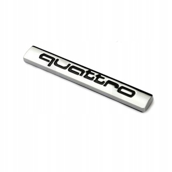 Emblema Quattro aripa Audi, argint Emblema Quattro aripa Audi, argint