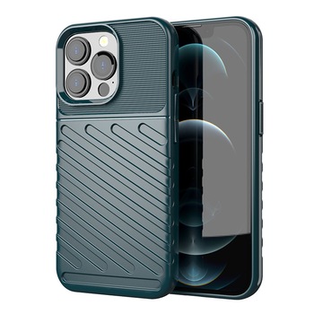 Husa THUNDER ARMOR pentru iPhone 13 PRO, Verde Husa THUNDER ARMOR pentru iPhone 13 PRO, Verde