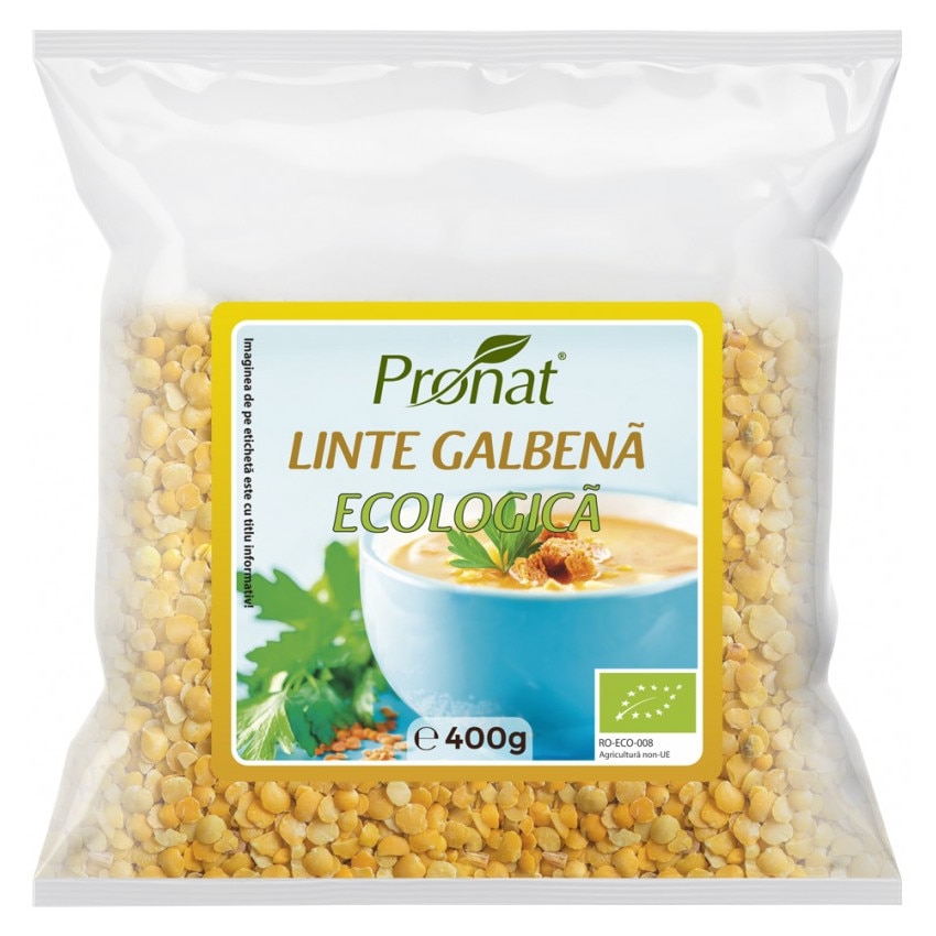 Linte galbena bio, 400g