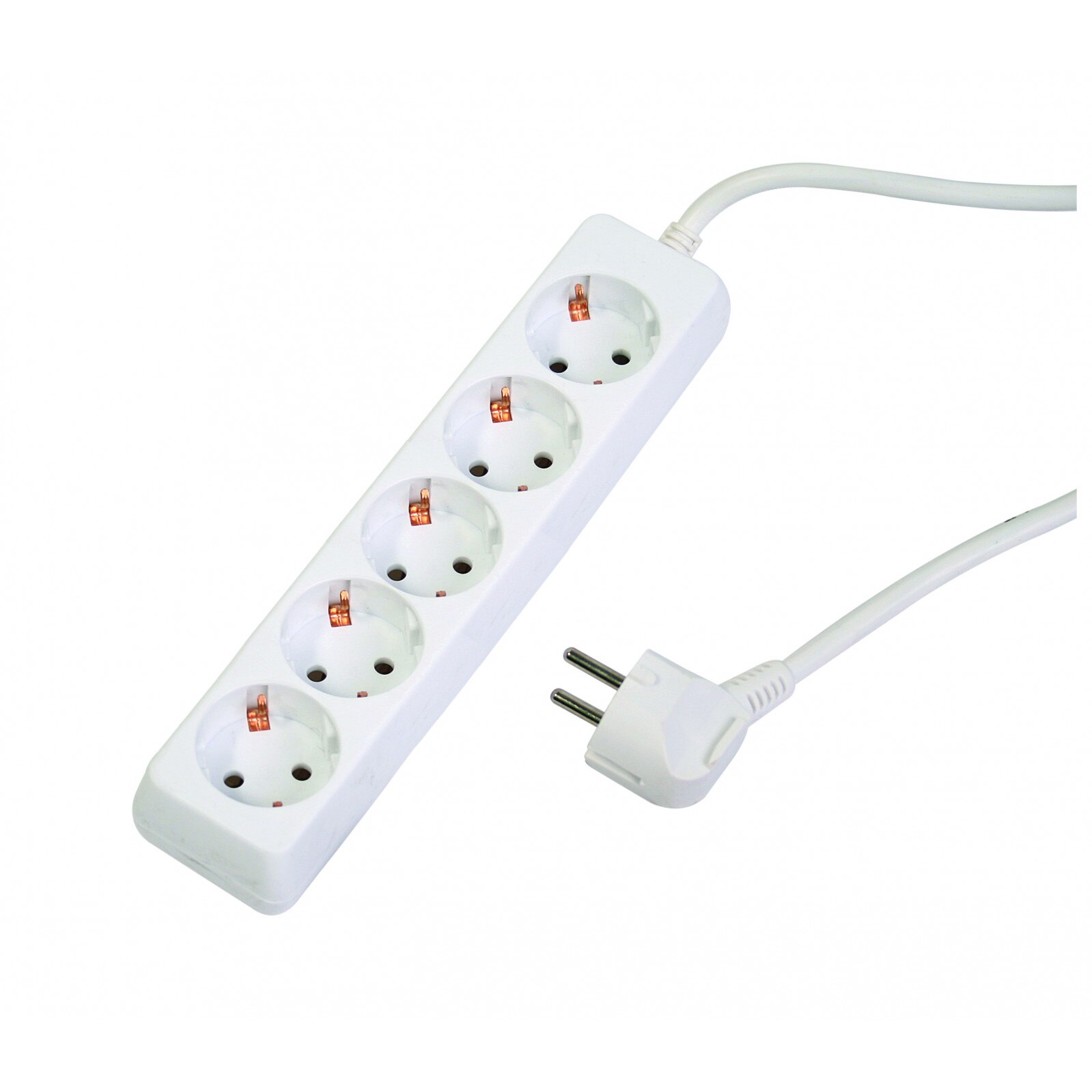 Prelungitor cu 5 prize, 1.5mx1.5mm, fara intrerupator, Makalon 700760