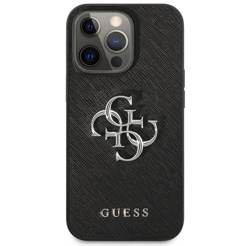 Husa Guess pentru Apple iPhone 13 Pro, Top Quality Standards, Premium, Aziao Tech Optim Protection, Negru