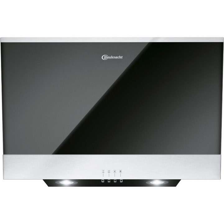Hota decorativa BAUKNECHT DBHVP 63 LM K, 647 m3/h, negru/inox