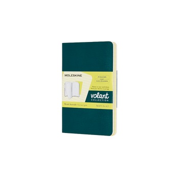 Set 2 agende Valance, Moleskine, 76889, 9x14cm, Verde/Galben Set 2 agende Valance, Moleskine, 76889, 9x14cm, Verde/Galben