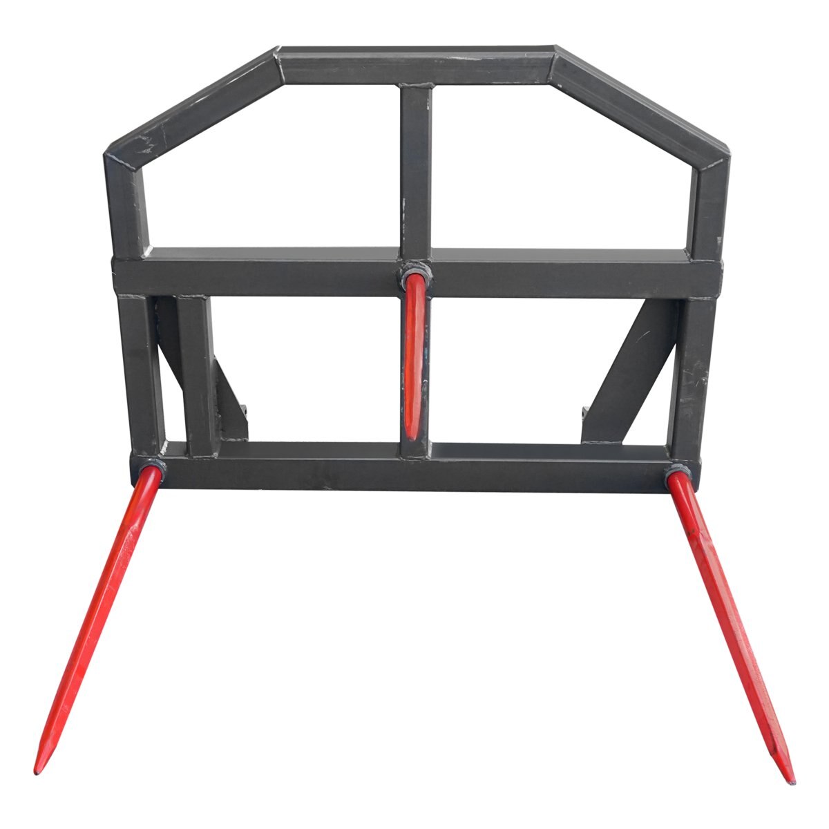 Furca cu 3 tepuse 20x1100mm 10x800mm pentru manipulare baloti greutate maxima 1500kg