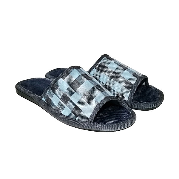 Papuci casa barbati Trendd Squad, Bleumarin