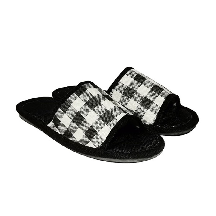 Papuci casa barbati Trendd Squad, Negru