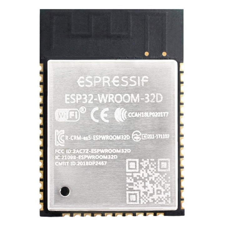Модул за WI-FI и Bluetooth, ESP32-WROOM-32D, двуядрен, 4MB