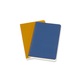 Set 2 agende Valance, Moleskine, 9x14cm, Albastru/Galben