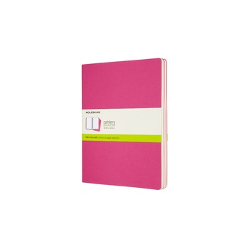 Set 3 agende Cahier, Moleskine, XL, 19x25 cm, Roz Set 3 agende Cahier, Moleskine, XL, 19x25 cm, Roz