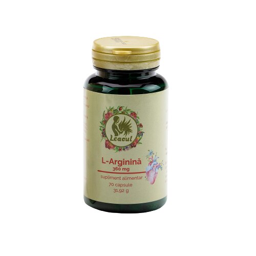 L-Arginina Leacul, Hypericum, 70 capsule