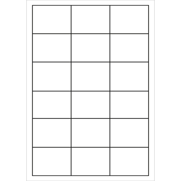 Etichete 63,5x46,6 mm 100 coli 18 etichete/coala