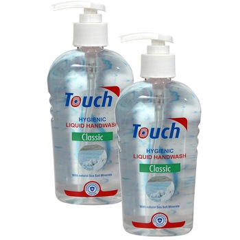 Pachet Sapun lichid Touch, Clasic 2x500 ml Pachet Sapun lichid Touch, Clasic 2x500 ml