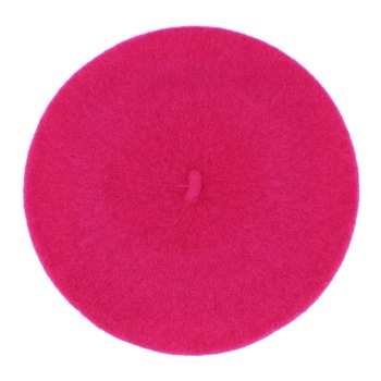Bereta de dama, Ciclam, 100% lana - BSC298 Bereta de dama, Ciclam, 100% lana - BSC298
