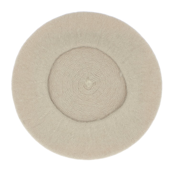 Дамска барета, Кремава, 100% вълна - BSC337