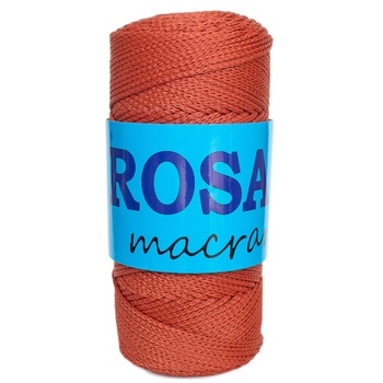 Bobina fir pretricotat Rosa Macrame 211 , tip snur, 100%, polipropilena, 100 g/bobina, lungime bobina 11 cm, lungime fir 150m, culoare ruginiu Bobina fir pretricotat Rosa Macrame 211 , tip snur, 100%, polipropilena, 100 g/bobina, lungime bobina 11 cm, lungime fir 150m, culoare ruginiu