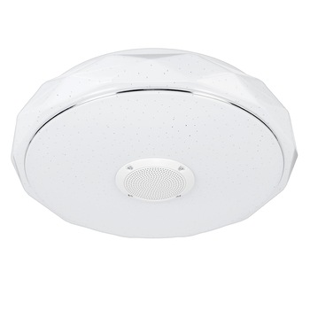 Plafoniera LED RGB cu Dimmbar, Insma, 36W, telecomanda, Bluetooth, 7 culori, difuzor incorporat, alb Plafoniera LED RGB cu Dimmbar, Insma, 36W, telecomanda, Bluetooth, 7 culori, difuzor incorporat, alb