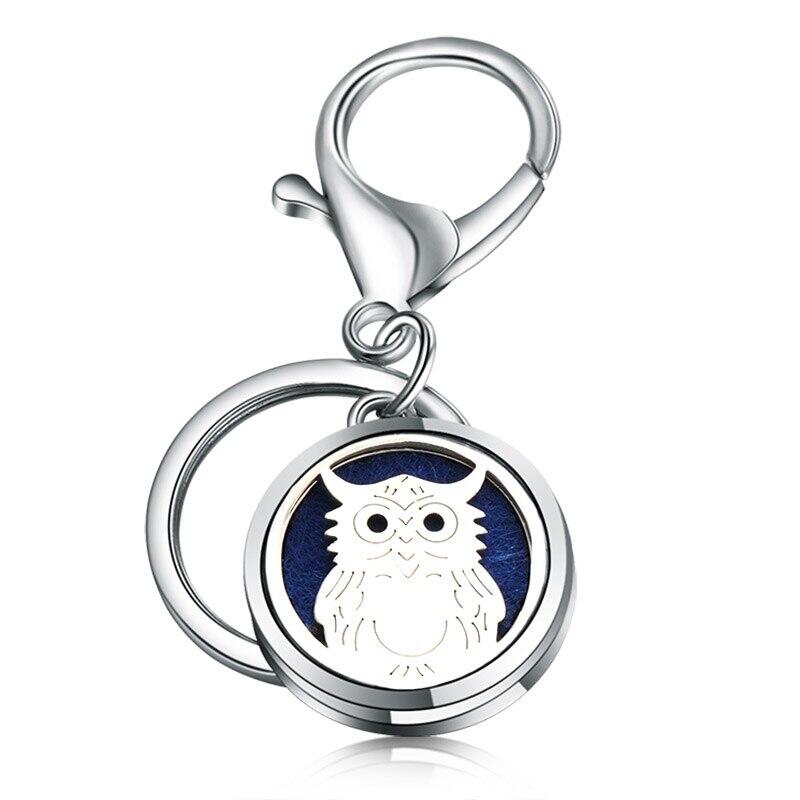 Breloc aromaterapie, difuzor pentru uleiuri esentiale V37