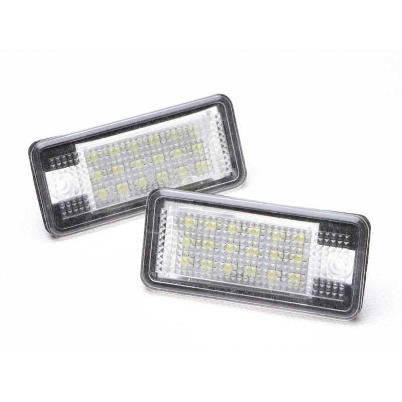 Set lampi led fara eroare numar inmatriculare Audi A3,A4,A6,RS4,RS6,Q7,A8