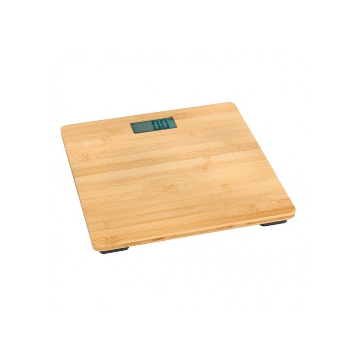 Кантар 5five, Бамбуков, Електронен, 28х28см
