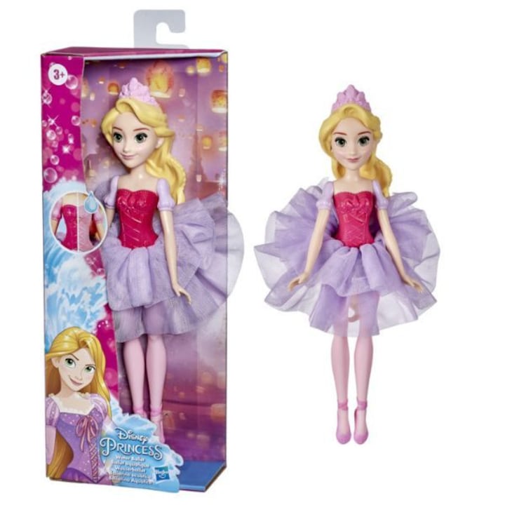 Disney hercegnők: Vízi balett táncos, színváltós Aranyhaj baba