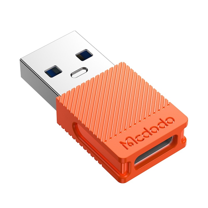Телефонен адаптер, Mcdodo, USB 3.0, USB-C, Oранжев