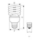 Bec Philips Economy Twister, 23 W, E27, WW, 1PF/6