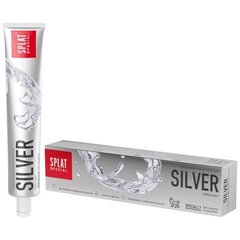 Pasta de dinti pentru o respiratie fantastic de proaspata, Silver, Splat, 75 ml Pasta de dinti pentru o respiratie fantastic de proaspata, Silver, Splat, 75 ml