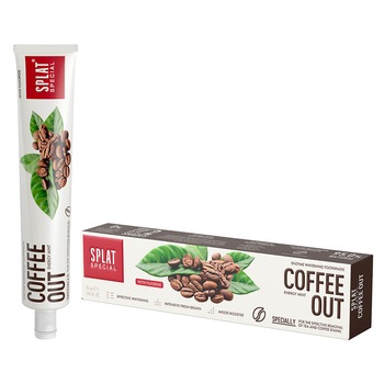 Pasta de dinti SPLAT pentru indepartarea petelor de cafea, 75 ml Pasta de dinti SPLAT pentru indepartarea petelor de cafea, 75 ml