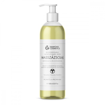 Ulei de masaj de baza Diamond Cosmetics , cu Vitaminele A si E, 1000 ml Ulei de masaj de baza Diamond Cosmetics , cu Vitaminele A si E, 1000 ml