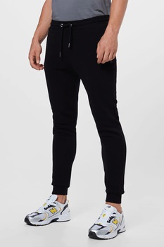 LTB, Pantaloni sport conici cu snur, Negru LTB, Pantaloni sport conici cu snur, Negru