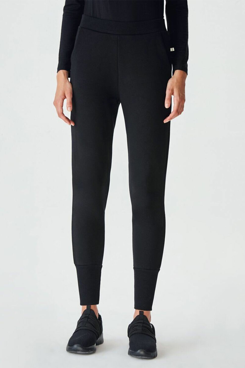 LTB, Pantaloni sport conici cu buzunare oblice, Negru, M