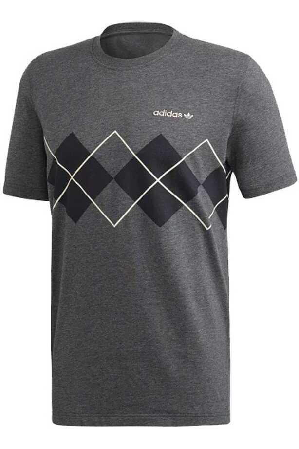 Tricou Barbati Adidas Argyle Tee FM3421, Gri
