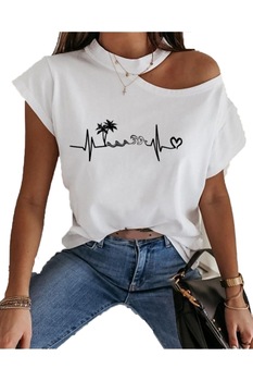 Bluza Dama Kamysha Three Alb Bluza Dama Kamysha Three Alb