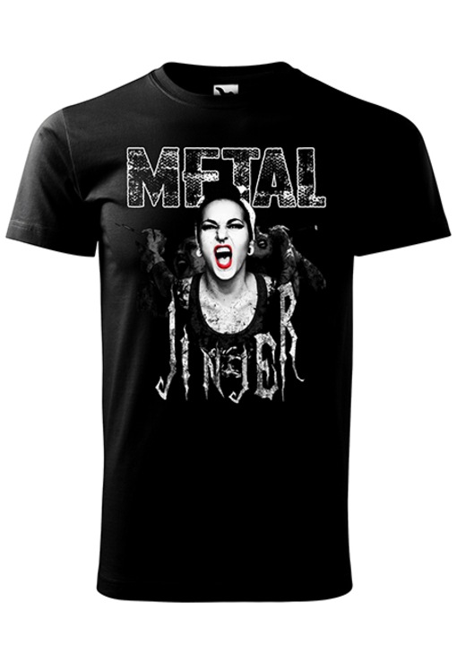 Póló, K-off, fekete, JINJER, XL